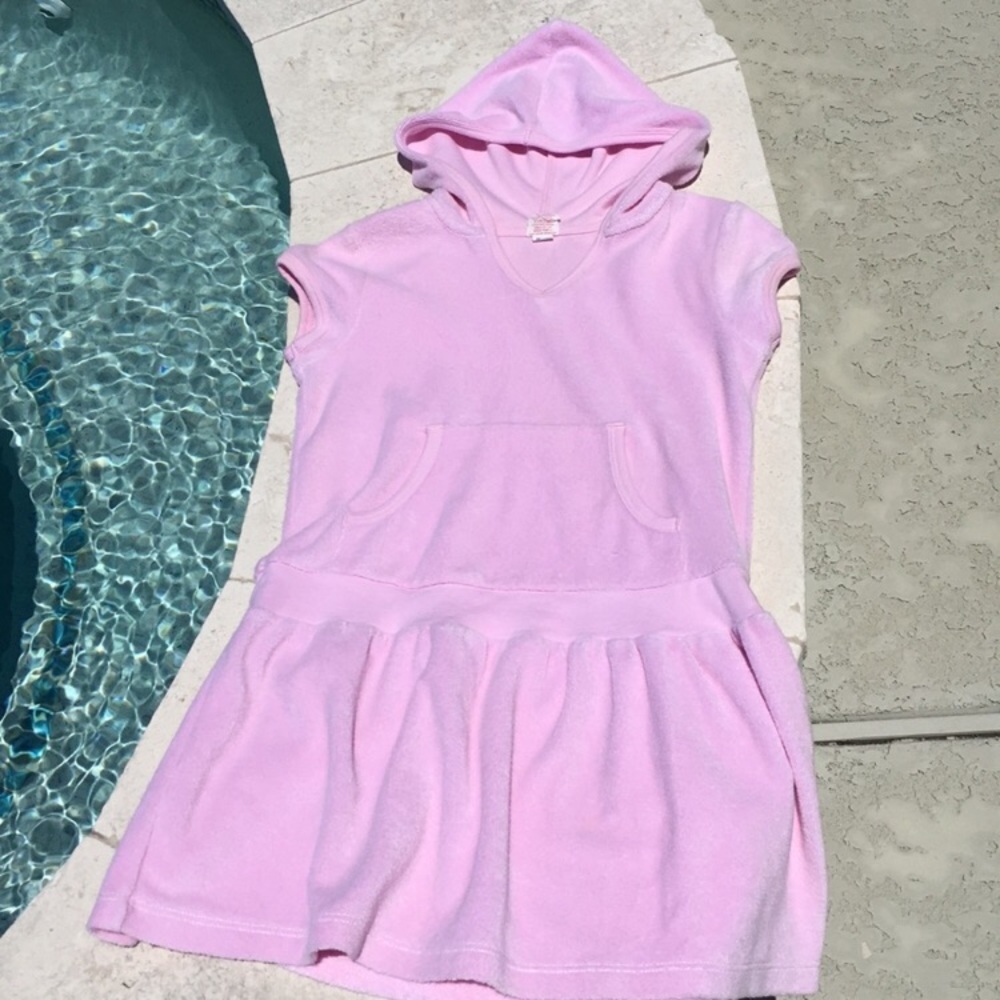Xhilaration pink terry cover up